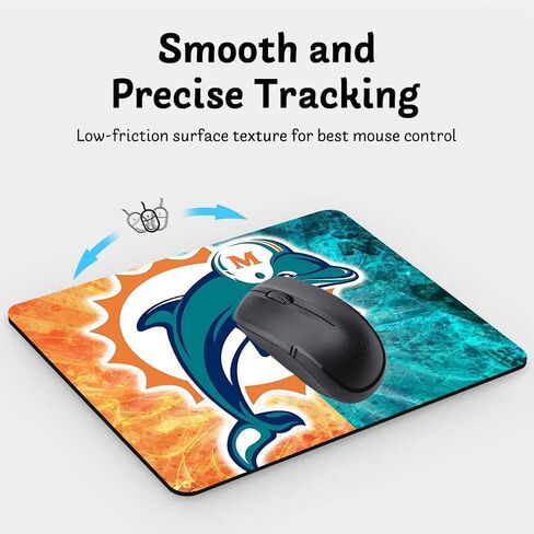 لوحة ماوس للألعاب بتصميم فريد لعشاق الرياضة، قاعدة ماوس مطاطية غير قابلة للانزلاق لمكتب الكمبيوتر المحمول، بساط ماوس باللون الأخضر الفاتح والبرتقالي in Kuwait