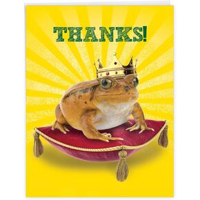 NobleWorks, Best Partner - Jumbo Colorful Thank You Card (8.5 x 11 Inch) - Appreciation Notecard for Spouse, Business Partner, Coworker J3218TYG