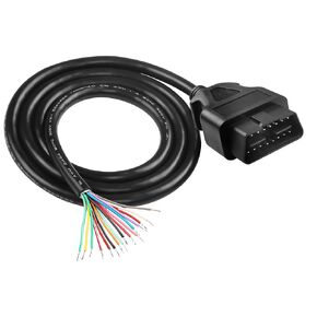 XMSJSIY OBD OBD2 Extension Cable Pigtail Wire OBD-II 16 Pin Male Connector Open End Bare Wire Diagnostic Cord for Vehicle DIY -1M/3.28FT