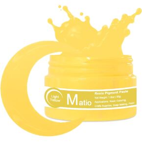 Matio Black Resin Pigment Paste, 1.8oz/50g Resin Color Pigment Dye Opaque Epoxy Resin Tint Higher Concentrated Colorant for Resin Crafts Coloring, Tumbler, Paint, Jewelry, 3D Flower Resin Coasters