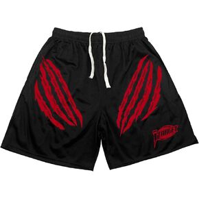 DIOTSR Mens Graphic Shorts Athletic Running Basketball Shorts Casual Cool Workout Shorts Drawstring