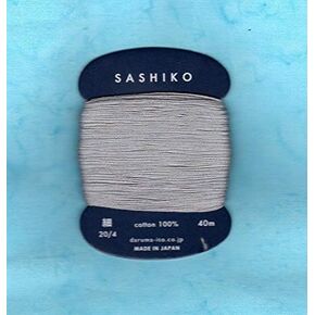 Daruma Sashiko Thread - Japanese Embroidery & Quilting - Thin Weight - 40m (Grey # 217)