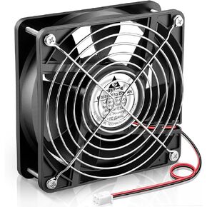 GDSTIME 12V 1238 Cooling Fan, 120mm x 38mm 3000RPM Dual Ball Bearings DC Brushless Fan