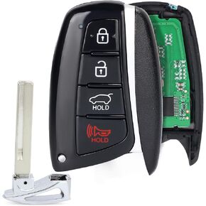 Keyless Entry Smart Proximity Remote Key Fob for Hyundai Santa Fe 2015 2016 2017 2018 SY5DMFNA433 95440-B8100 433MHz 4 Buttons