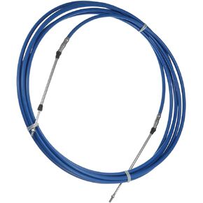 24ft 7 Meter 275 inch Marine Throttle Cable Shift Remote Control Box Cable for Outboard Engine Boat Motor Steering System Blue - Not for Yamaha