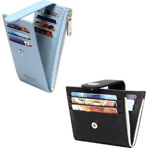 Badiya RFID Blocking Slim Wallet & Small Wallet for Women Packs of 2