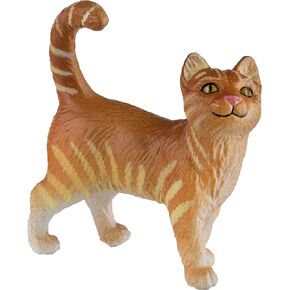 Safari Ltd. Tabby Cat Figurine - Detailed 2" Plastic Model Figure - Fun Educational Play Toy for Boys, Girls & Kids Ages 1+