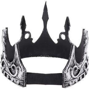 LIFKOME Black Tiara Happy Birthday Crown Decor Wedding Bridal Men Crowns Silver Crown Headbands for Men Man Clothing Party Hat Decorate Child Gold Trim King Crown Gold Headband