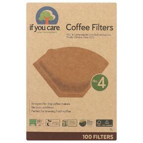IF YOU CARE No. 4 Coffee Filters 100 Count, 100 CT