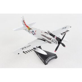 Daron Postage Stamp A1H SkyRaider 1/110 Papoose Flight PS5364-3, White