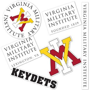 Desert Cactus Virginia Military Institute VMI Keydets Stickers Vinyl Decals Laptop Water Bottle Car Scrapbook T2 (Type 2)