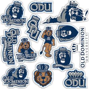 Desert Cactus Old Dominion University Sticker Monarchs Stickers Vinyl Decals Laptop Water Bottle Car Scrapbook T2 (Type 2)