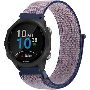 Meliya for Garmin Forerunner 165/245/55 Band, 20mm Nylon Replacement Band for Forerunner 55/158/165/245/645/Galaxy Watch 6/5/4/Vivoactive 3/5/Venu Sq Music in Kuwait