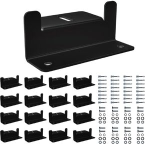 D&ONEHOS Solar Panel Mounting Z Brackets Lightweight Aluminum Corrosion-Free Construction for RVs, Trailers, Boats, Yachts, Wall and Other Off Gird Roof Installation, 16 Units per Set