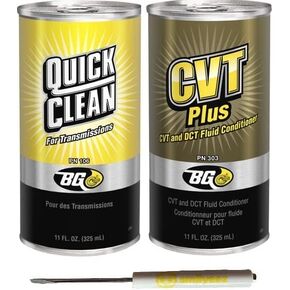 Smilyeez BG K6610 CVT Transmission Quick Clean Flush PN106 & CVT DCT Plus Fluid Conditioner PN 303 with Pocket Screwdriver (1)