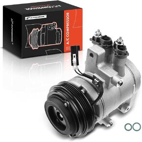 A-Premium A/C Compressor with Clutch Compatible with Ford F-150 5.0L 2015-2017 Flex, DKS20 Style