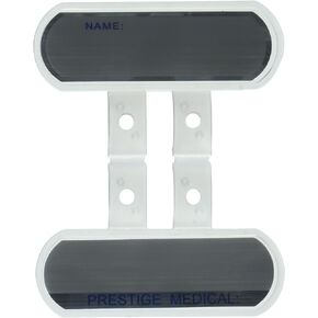 Prestige Medical Two Sided Stethoscope ID Tag, Black