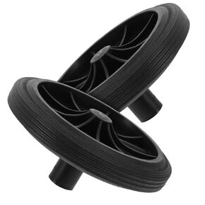 2pcs Trash Can Spare Parts Plastic Containers Truck Storage Box Heavy Duty Casters Wagon Wheel Wheels Garbage Can Caster Replacement Wheels Garbage Can Accessories Waste Can Wheels
