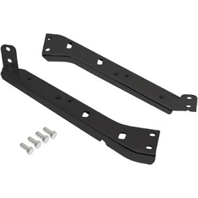 Black Saddlebag Rail Support Bracket Left & Right Side Fit for Harley Touring FLT FLHT FLHR FLTR FLHX 1985-2008