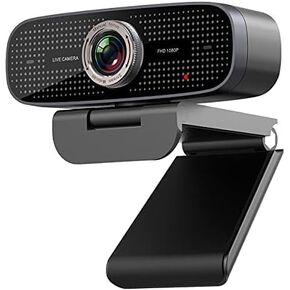 1080P Wide Angle Streaming Webcam - HD Web Camera with Microphone for Video Conferencing and Recording, USB Camera Plug-and-Play, Compatible with PC/Laptop/Desktop