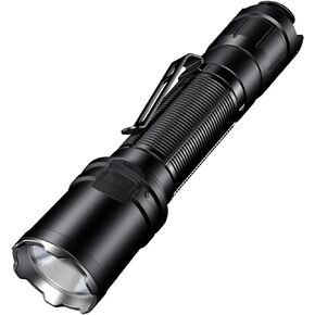 klarus EP11 1300 Lumens Tactical Flashlight, USB C Rechargeable EDC Flashlight with 2600mAh Battery, Instant Reaction Dual Tail Switches, Tactical + Outdoor Settings, Include Tactical Strobe Mode