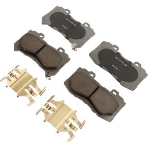 ACDelco Silver 14D1802CHF1 Ceramic Front Disc Brake Pad Kit with Springs