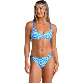 Hobie Women's Standard Over The Shoulder Scoop Bikini Swimsuit Top