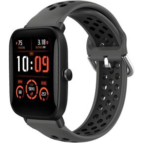 Sport Bands Compatible with Amazfit Bip U Pro Band Men Women, Breathable Sweat-resistant Replacement Silicone Bands Straps Compatible with Amazfit Bip U Pro Wristband