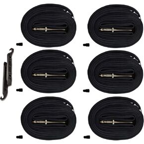 (6 عبوات) AR-PRO 26 بوصة، 27.5 بوصة، 29 بوصة × 1.75/1.95/2.10/2.125 أنابيب داخلية بديلة للإطارات لدراجات الطرق والدراجات الجبلية، صمام بريستا 42 مم ورافعتين للإطارات مجانًا in Kuwait