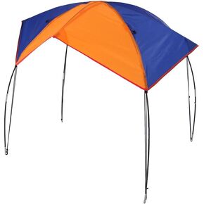 Tbest Inflatable Kayak Awning Canopy, Boat Sun Shade Shelter, 2/3/4 Persons Boat Sun Shelter Sailboat Awning Cover Fishing Canopy Tent Sun Shade Waterproof and UV Protection