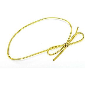 Gold Stretch Loops, 8" 50 Gold Loops A1 bakery supplies