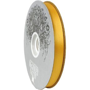 McGinley Mills 9/16" W Acetate Satin Ribbon, Orange, 100 Yard Spool