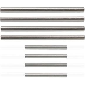 RCAWD for ARRMA 3S Mega550 Steel Hinge Pin Set 8pcs 1-10 Vorteks Senton Granite Big Rock Typhon Gorgon Upgrade Parts