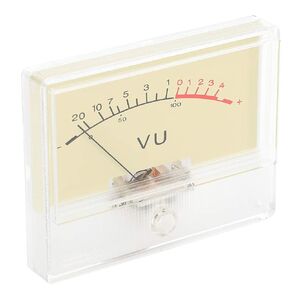 T‑90 VU Meter Header DB Test Meter Amplifier Level with Light Bulb Audio for Recording Studio Car Audio Transform