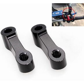 10mm Mirror Riser Extender Adapter Compatible with Yamaha FZ09 FZ07 FZ6 FZ1N (Only Compatible with Yamaha Models)