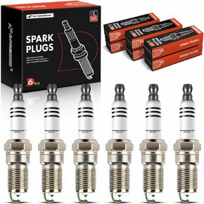 A-Premium Iridium & Platinum Spark Plug Compatible with Chevrolet Silverado 1500, Equinox, Malibu, Impala, Camaro, Express 1500 & GMC Sierra 1500, Savana 1500 & Buick LaCrosse & Oldsmobile, Pack of 6