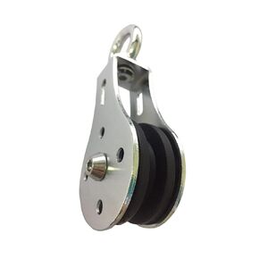Lifting Pulley System for Gym, 360 Degree Rotation Quiet Pulley, Steel Cable Rope Lifting Pulley Block, Load Bearing 661lbs (1 Pcs)