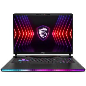 MSI Raider GE68HX 16" 144Hz MiniLED UHD+ Gaming Laptop: Intel Core i9-14900HX, NVIDIA Geforce RTX 4080, 64GB DDR5, 2TB NVMe SSD, Thunderbolt 4, Cooler Boost 5, Win 11 Home: Black 14VHG-286US