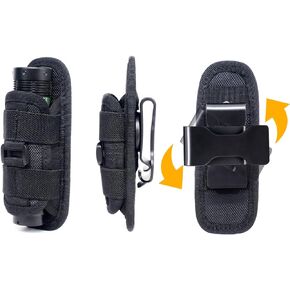 Soccer Football Referee Spray Holder Flashlight Holster Stretchable Rotatable Clip 360 Degree Holder for Sport Security Belt