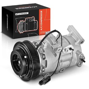 A-Premium Air Conditioner AC Compressor with Clutch Compatible with Hyundai Veloster 1.6L 2014-2017 Naturally Aspirated