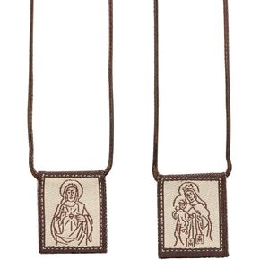 Intercession Mt Carmel Wool Scapular