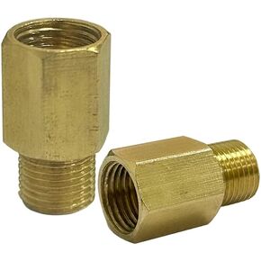 M10x1to 1/8" NPT (m) Brass Adapter for Grease Coupler or Grease Gun Hose Replace