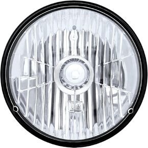 United Pacific 31387 ULTRALIT 7-inch Crystal Clear Headlight w/Glass Lens, Reinforced Reflector, Rugged Construction, DOT/SAE – ONE Headlight