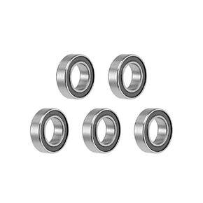 Uxcell MR85-2RS الكرات الأخدود العميق 5 ​​مللي متر ضياء داخلي 8 مللي متر OD 2.5 مللي متر تتحمل مزدوج مختومة الكروم الصلب Z2 5 قطعة