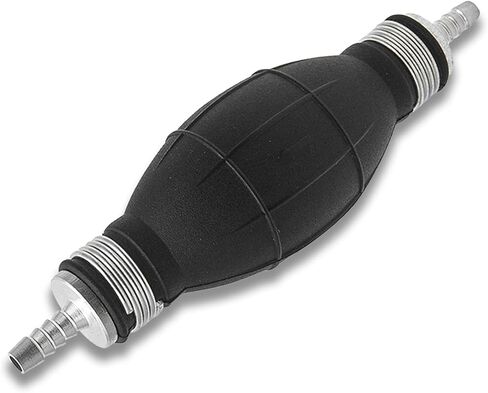1 PC Bulb Type Car Fuel Pump, Hand Fuel Transferion Valve Accessory, Universal Rubber Marine Boat Gasoline Petrol Diesel Pump Accessories (Black #0.2In) in Saudi Arabia