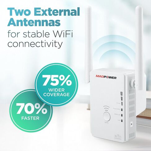 N300 WiFi Extender Booster Repeater للمنزل والخارج - معزز إشارة موسع أجهزة إرسال واستقبال الشبكة اللاسلكية in Saudi Arabia
