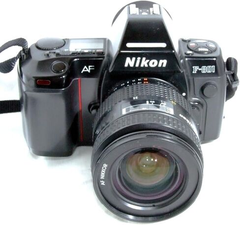 Nikon AF N8008 SLR Film Camera Kit with AF Zoom Lens, Built-in Flash and Film Motor Drive (Renewed) in Saudi Arabia