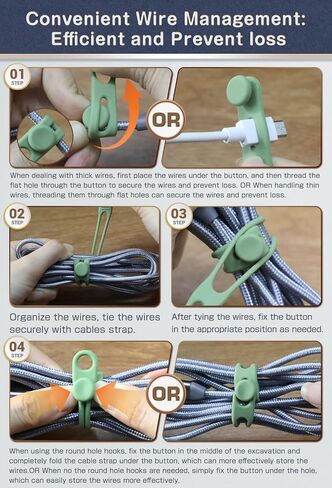 Viaky 10 Piece Silicone Reusable Cable Ties Cord Organizer Wire Holders For Cords Cable Straps Travel USB Charging Earphone Cable Management (Black) in Saudi Arabia