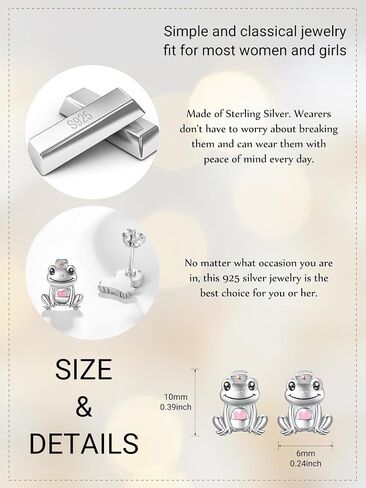Animal Earrings 925 Sterling Silver Nurse Stud Earrings Cute Animal Earrings Jewelry Nurse Day Gifts for Women Girls in Saudi Arabia