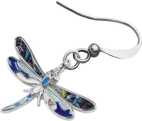 Alloy Cute Dragonfly Earrings Dangle Dragonfly Gifts for Women Girls Fashion Summer Jewelry Enamel Charms in Saudi Arabia
